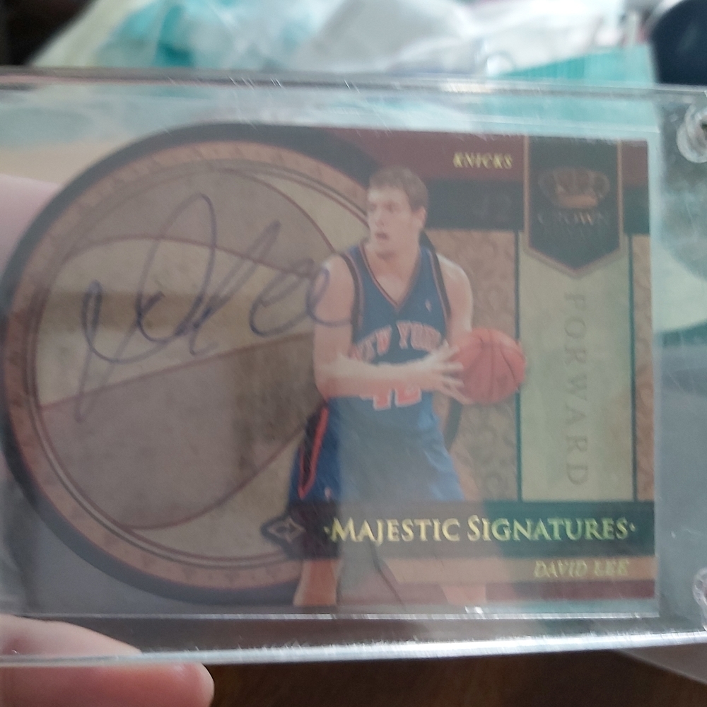 New York knicks David Lee 2010/2011 Crown Royal